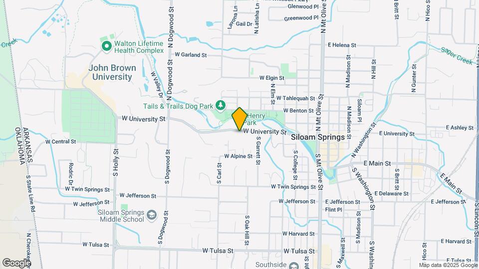 714 W University St Map and Location Details