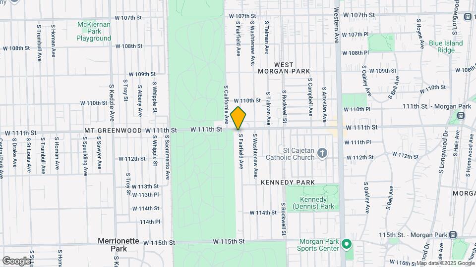2727 W 111th St Map and Location Details