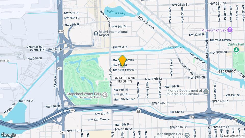 1840 NW 36th Ave Map and Location Details