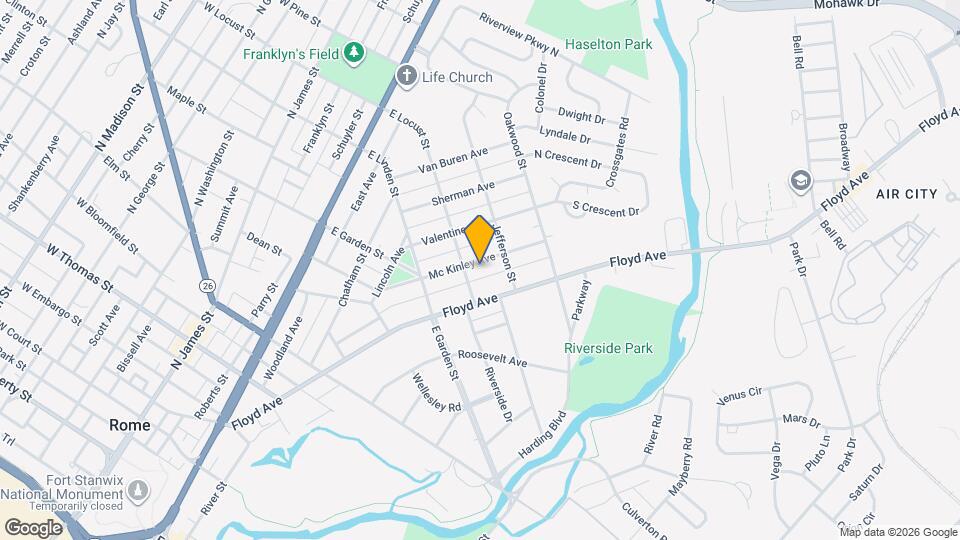 904 Mc Kinley Ave Rome, NY Casas y apartamentos de Alquiler