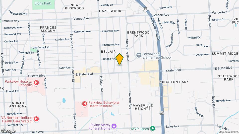 2329 Barnhart Ave Map and Location Details
