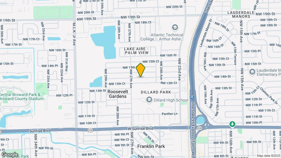 2590 NW 14th St Map and Location Details