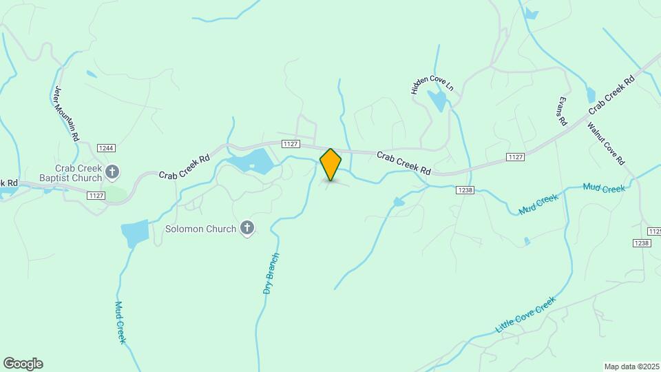 709 Crab Creek Rd Map and Location Details
