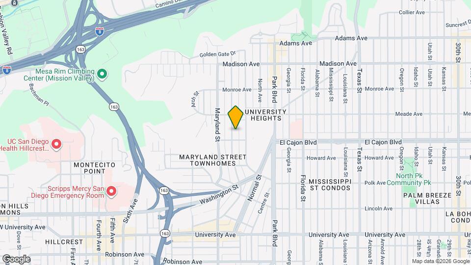 4329 Cleveland Ave Map and Location Details