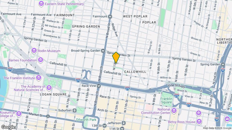 429 N 13th St, Unit 6D Mapa y Detalles de la Ubicación