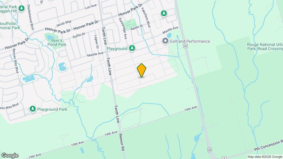 111 Markview Rd Map and Location Details