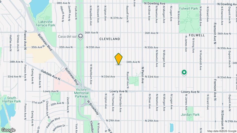 3347 N Sheridan Ave Map and Location Details