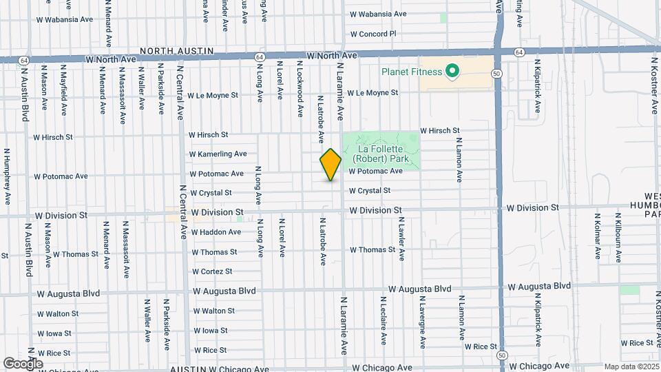 5218 W Crystal St Map and Location Details