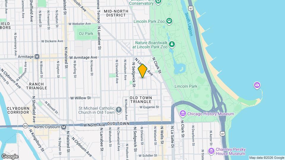 1853 N Orleans St, Unit 2 Mapa y Detalles de la Ubicación