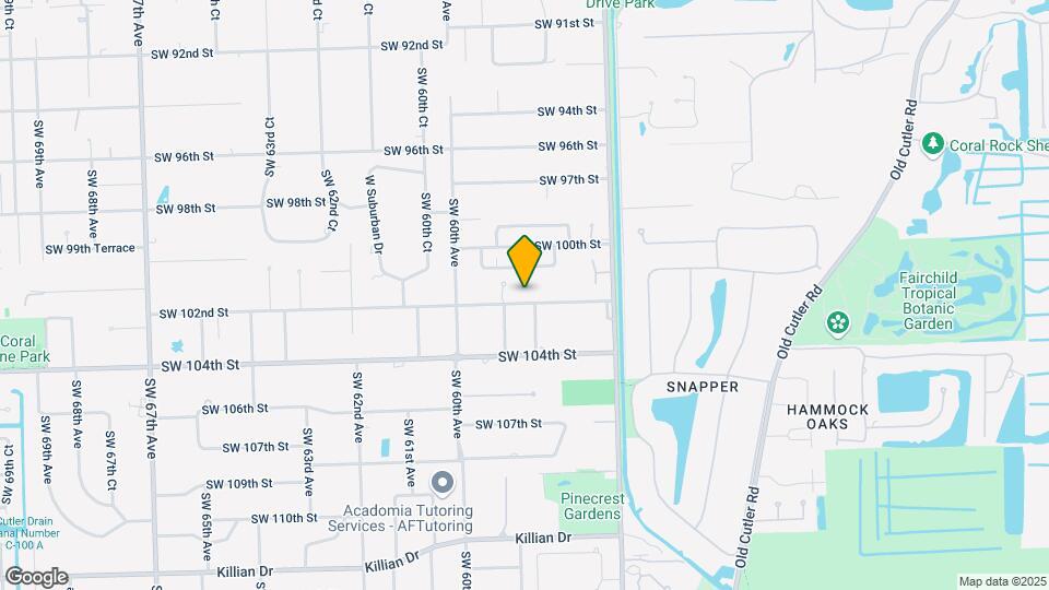 5865 SW 102nd St Map and Location Details