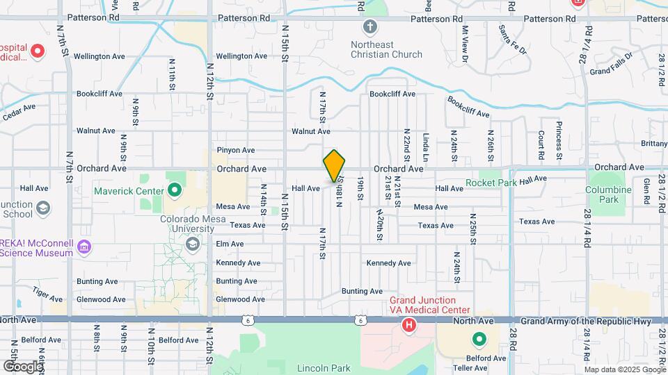 1755 N 18th St, Unit A Mapa y Detalles de la Ubicación