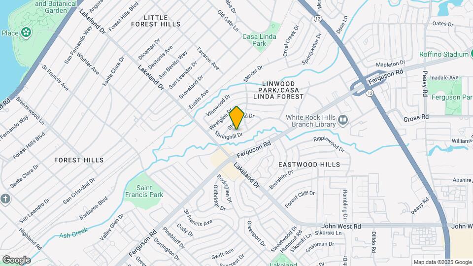 2261 Springhill Dr, Unit #3 Map and Location Details