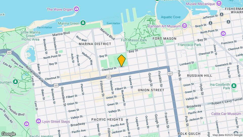 1777 Chestnut St Map and Location Details