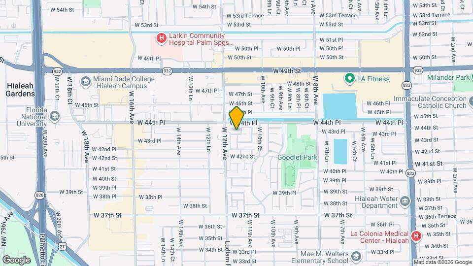 1139 W 44th St Map and Location Details