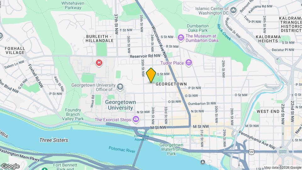1528 34th St NW Map and Location Details