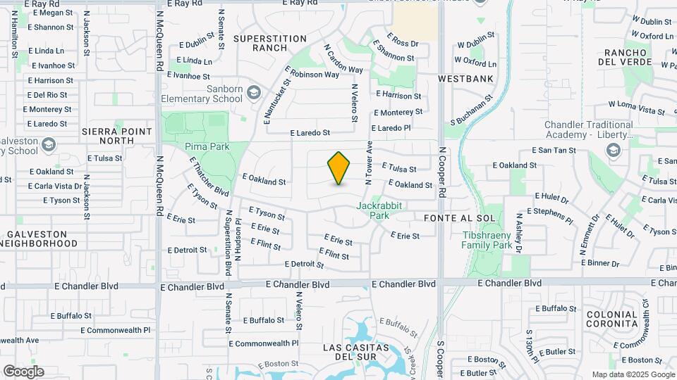 1600 E Carla Vista Dr Map and Location Details