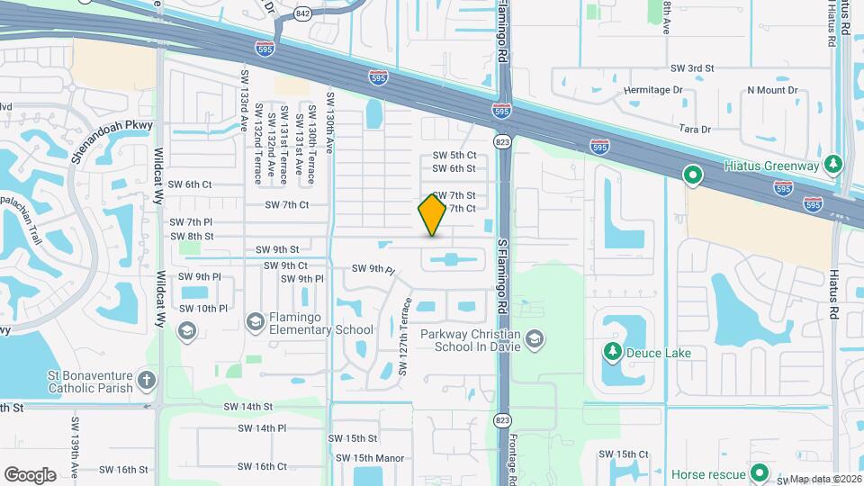 12623 SW 8th Ct Map and Location Details