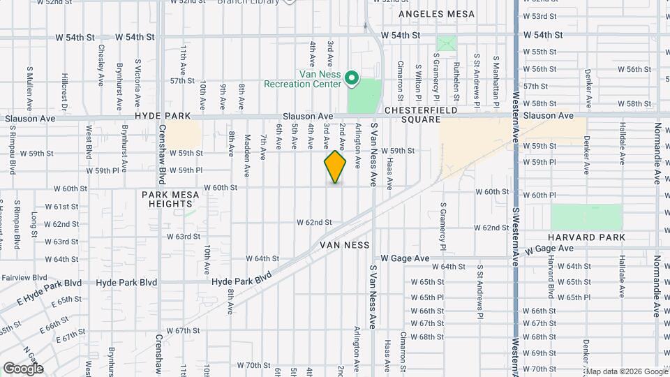 2450 W 60th St Map and Location Details