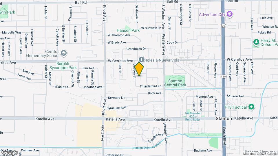 10613 Hamden Ave Map and Location Details