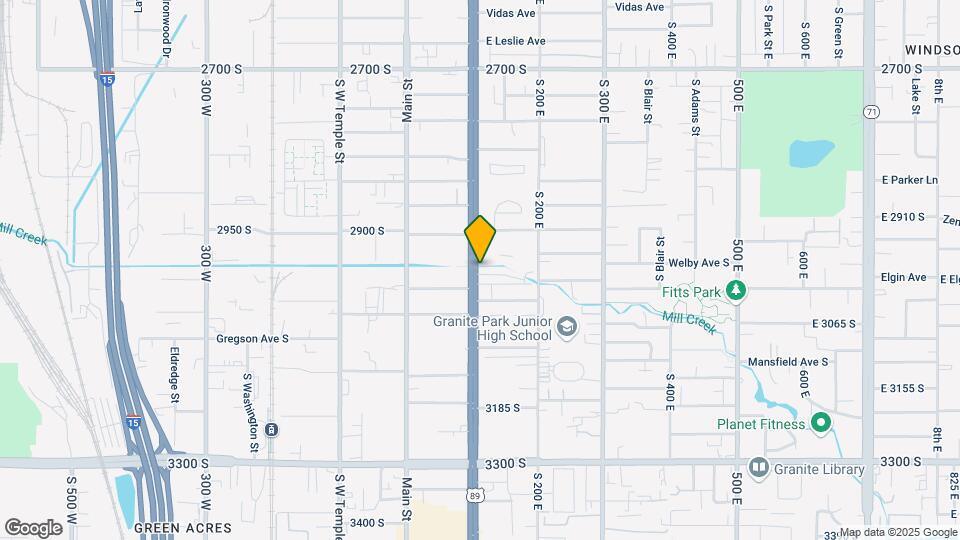3007 S State St Map and Location Details