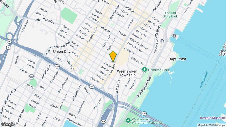 3717 Park Ave Map and Location Details