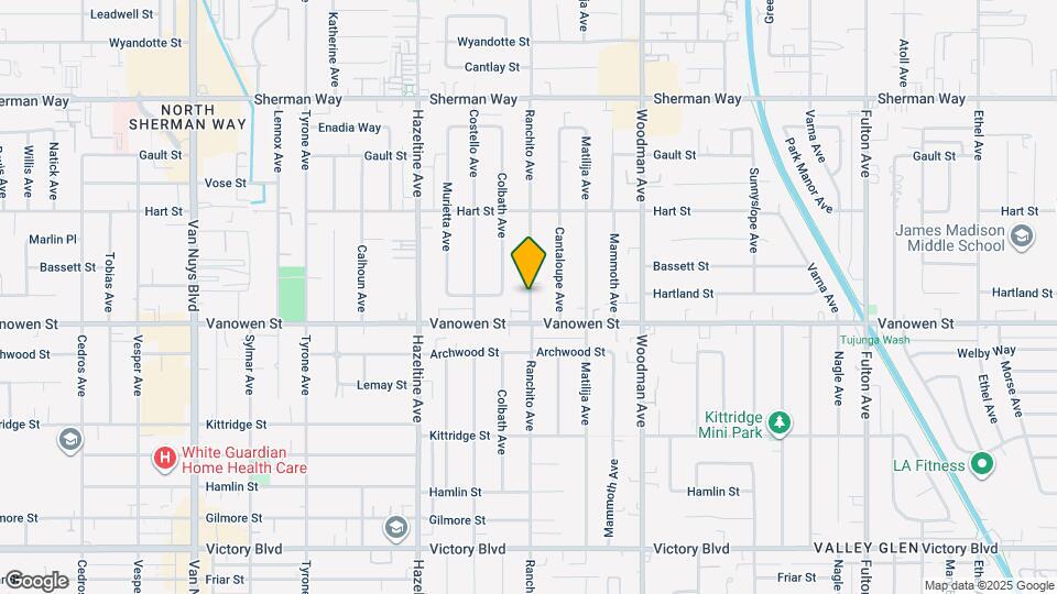 6825 Ranchito Ave Map and Location Details