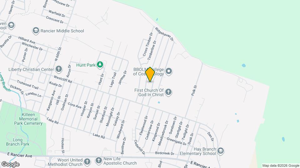 2127 Hidden Hill Dr Map and Location Details