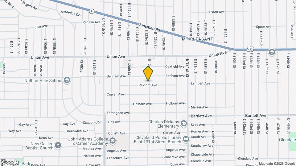 12313 Rexford Ave Map and Location Details