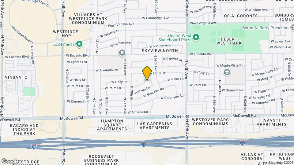 6943 W Hubbell St Map and Location Details