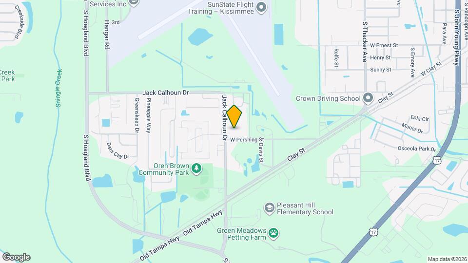 3223 Pershing St Map and Location Details