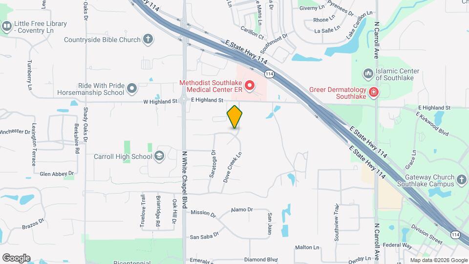 308 Dove Creek Trail Map and Location Details