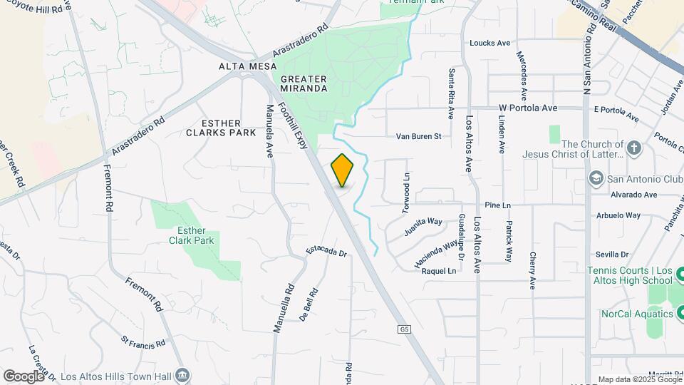 880 Moana Ct Map and Location Details
