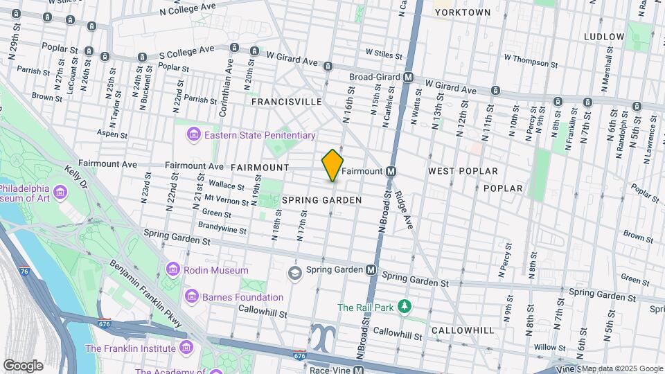 624 N 16th St Map and Location Details