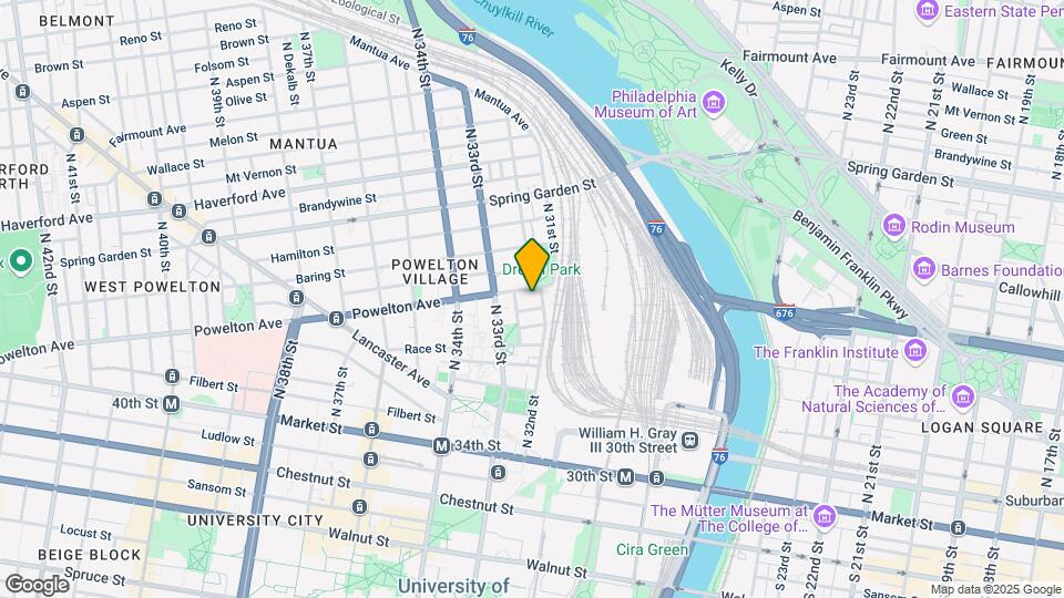3210 Powelton Ave Map and Location Details