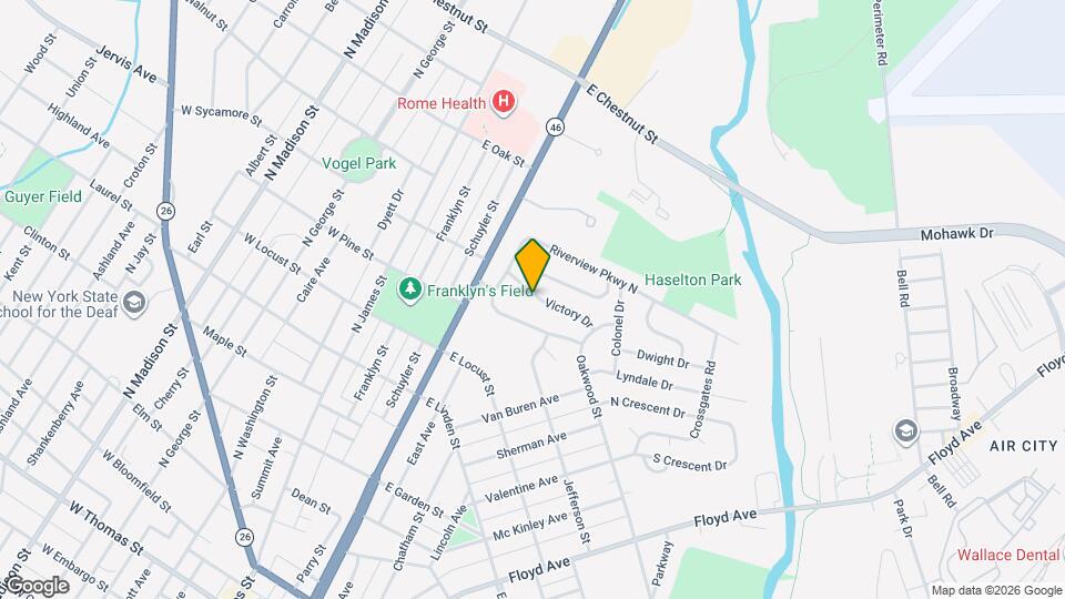 110 Victory Dr Map and Location Details