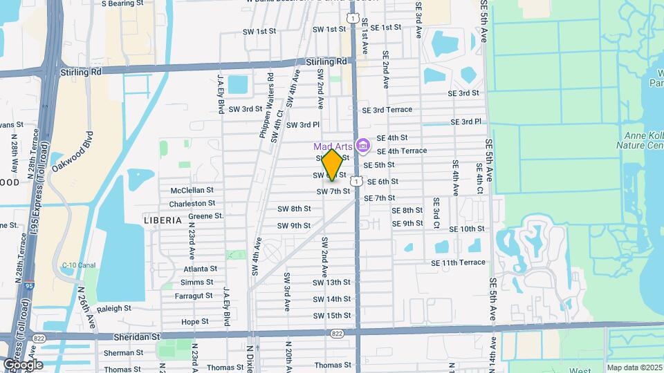 38 SW 7th St, Unit B Map and Location Details