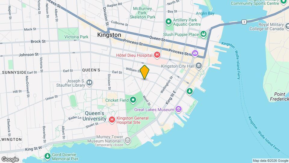 134 Earl St Map and Location Details