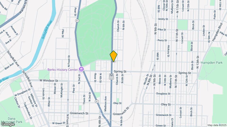 1041 N 5th St Map and Location Details