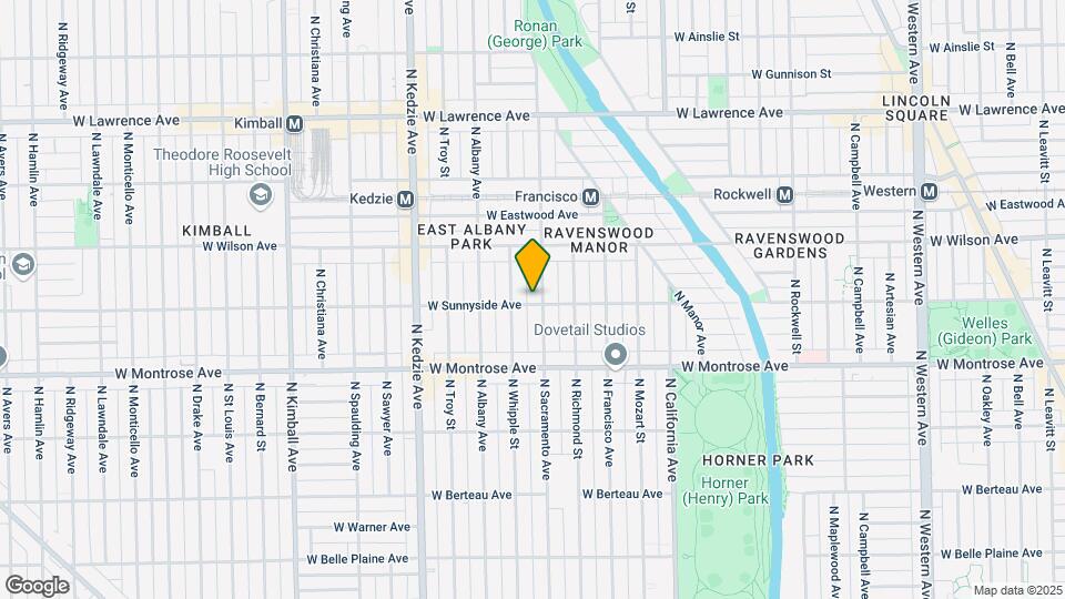4500-4502 N Sacramento Ave Map and Location Details