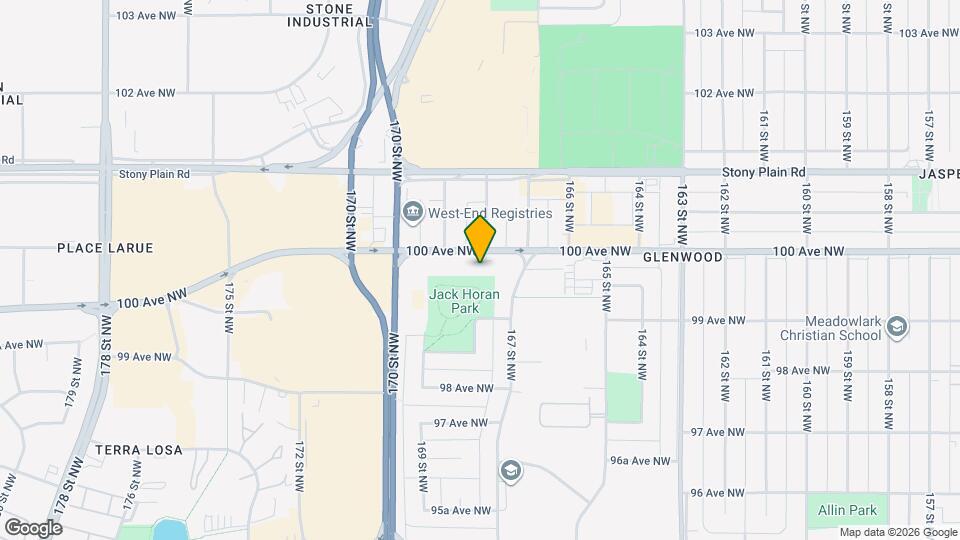 16807-16100 100 Ave NW Map and Location Details