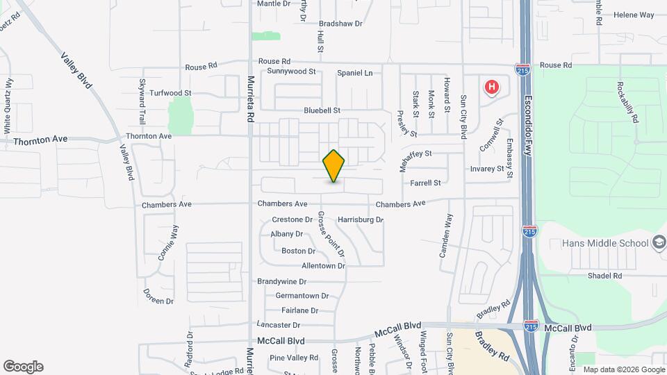 26318 Desert Rose Ln Map and Location Details