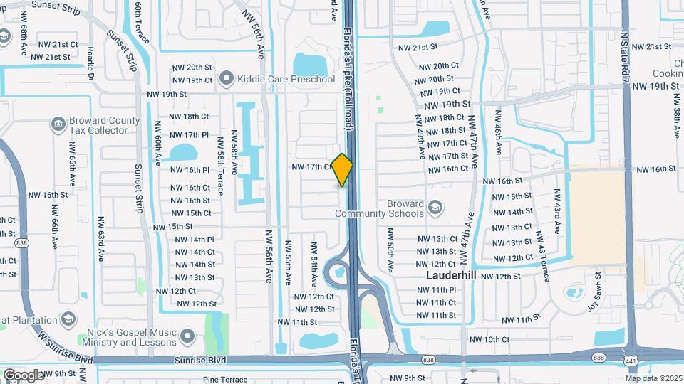 1630-1634 NW 52nd Ave Map and Location Details