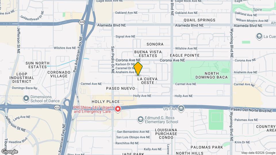 6416 Sonrisa Pl NE Map and Location Details