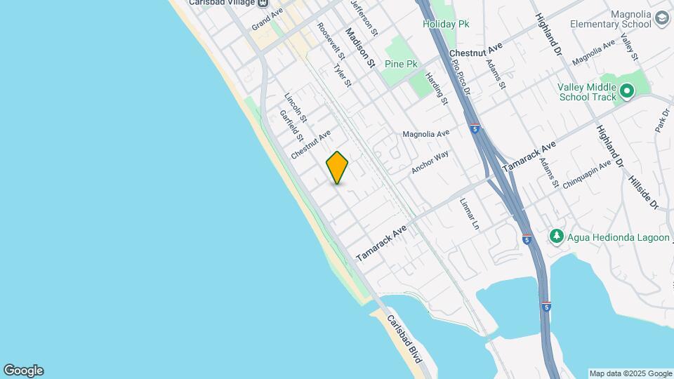 3582 Garfield St Map and Location Details