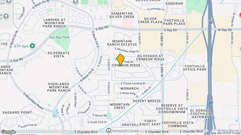 4431 E Badger Way Map and Location Details