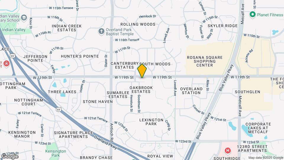 8140 W 119th Ter Mapa y Detalles de la Ubicación