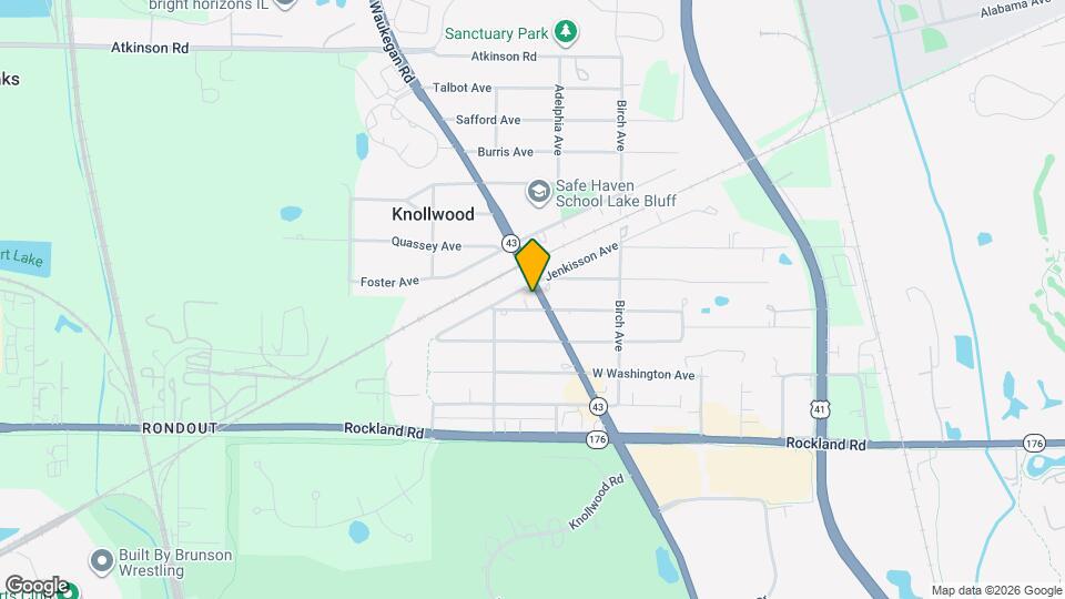 204 N Waukegan Rd Map and Location Details