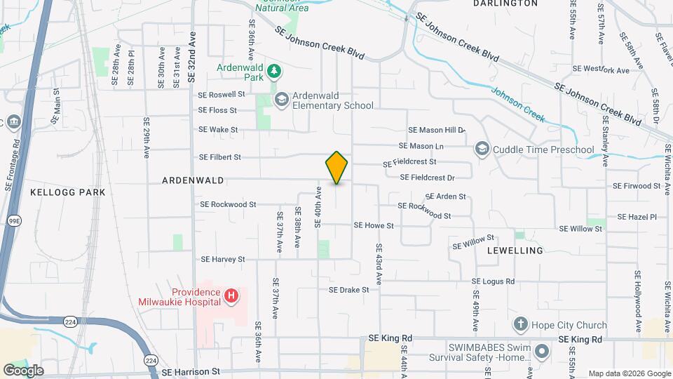 9482 SE 41st Ave Map and Location Details