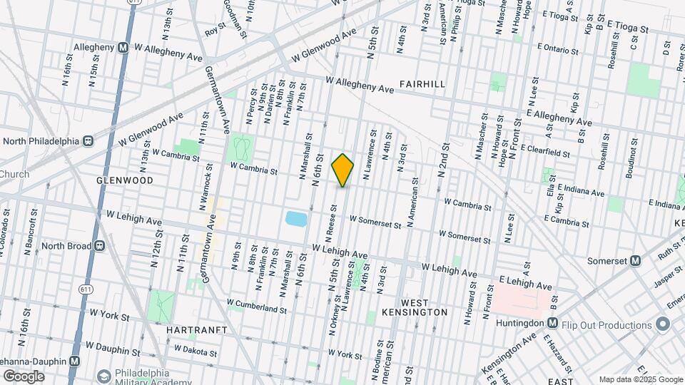 2844-2848 N 5th St Mapa y Detalles de la Ubicación