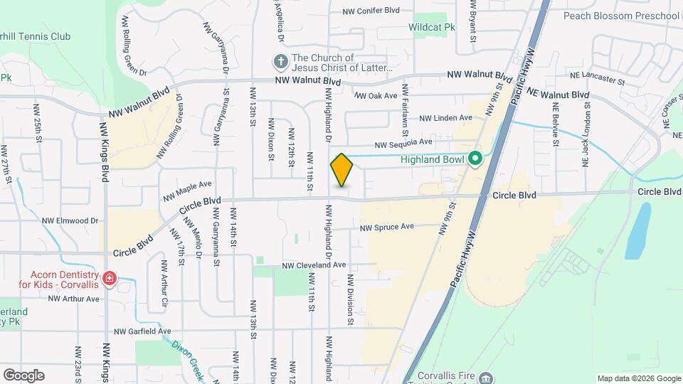 991 NW Circle Blvd Map and Location Details